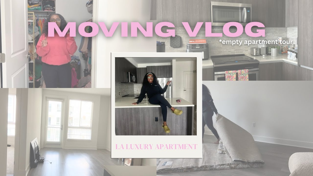 Moving Vlog | My New LA Luxury Apartment  + empty apartment tour