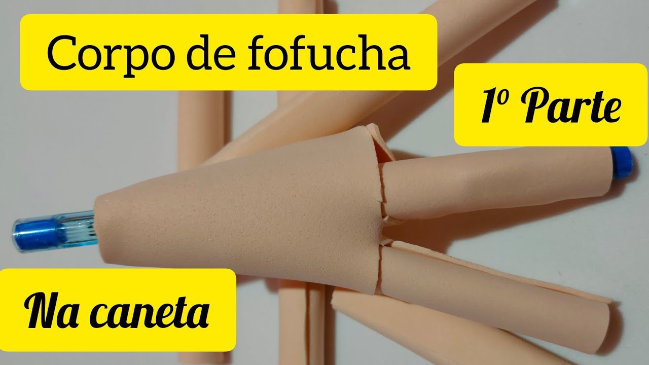 Dica da Enne Corpo na caneta super fácil sem molde