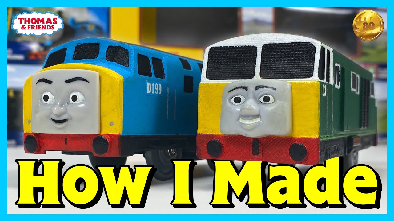 How I Made SPAMCAN (D199) & BEAR (7101) - Trackmaster Thomas & Friends Custom Showcase