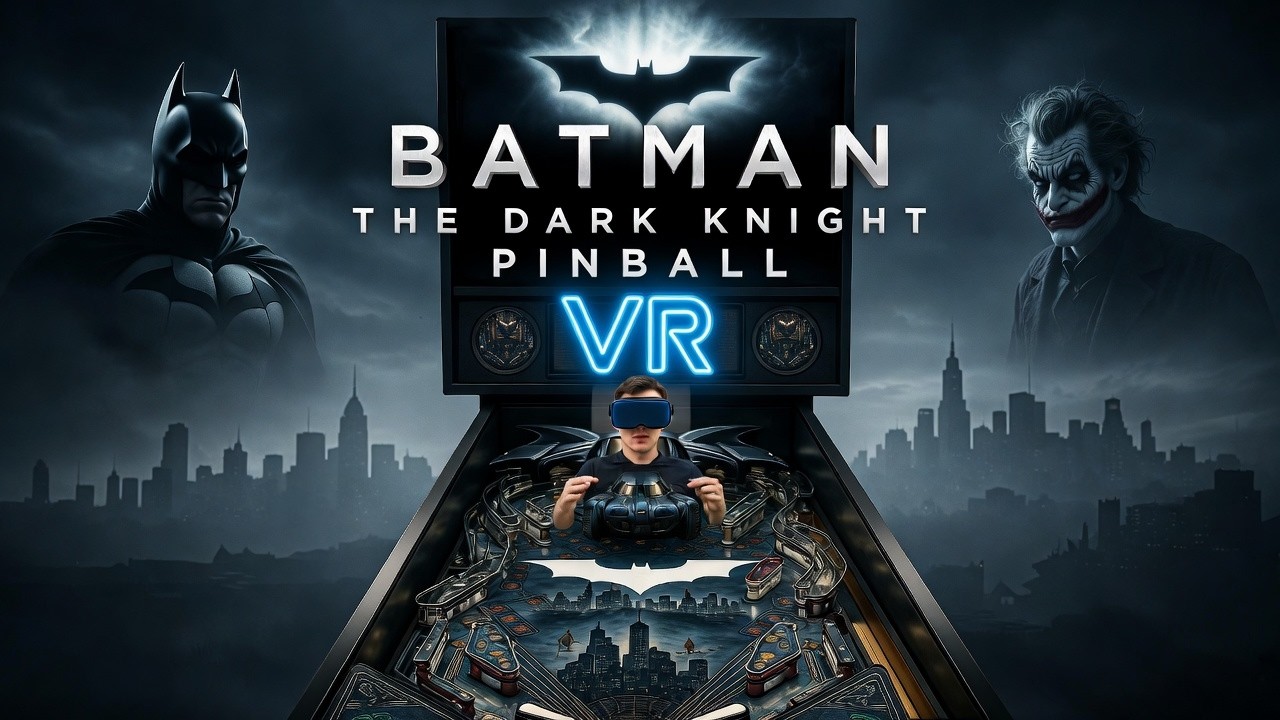 Batman: The Dark Knight Pinball VR 🦇 | Full Table Gameplay (POV)