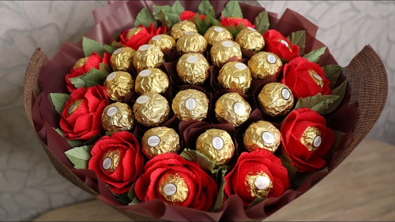 Букет из конфет | букет из конфет Ferrero Rocher