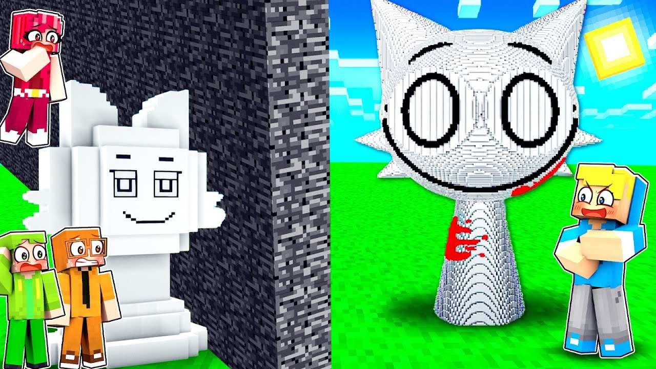BARO NELLA BUILD BATTLE 1 CONTRO 3 DI SPRUNKI su MINECRAFT!