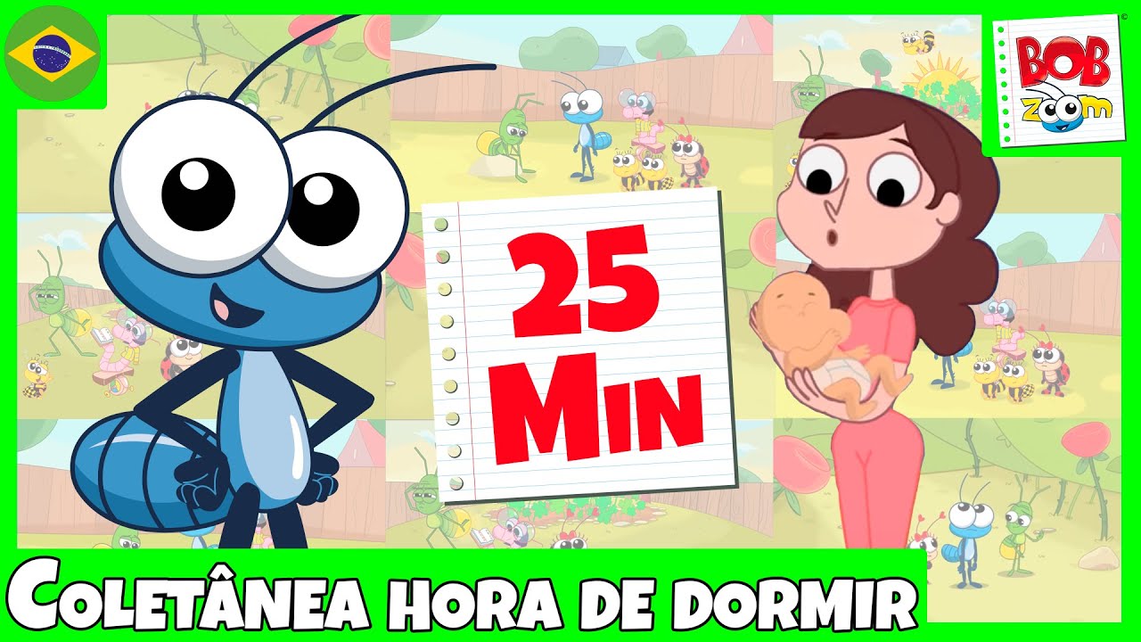 Coletânea Hora de Dormir l @BobZoom  l Vídeo Infantil Musical Oficial | Cantigas de Ninar