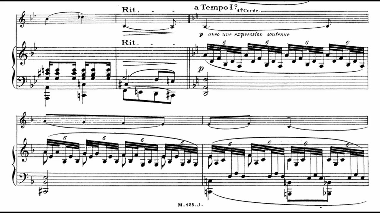 Philippe Gaubert &mdash; Violin sonata in A Major