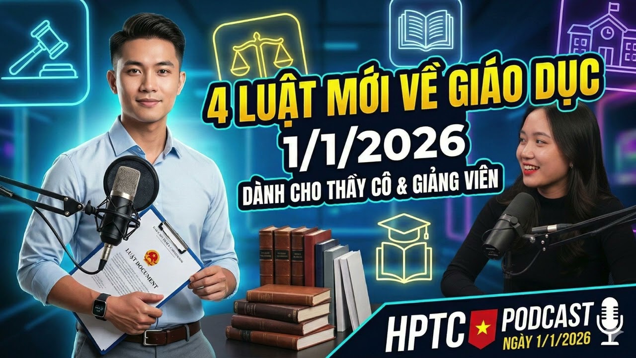 HPTC Podcast: Những Thay Đổi Lớn Từ 1/1/2026 Của Ngành Giáo Dục Bạn Cần Biết