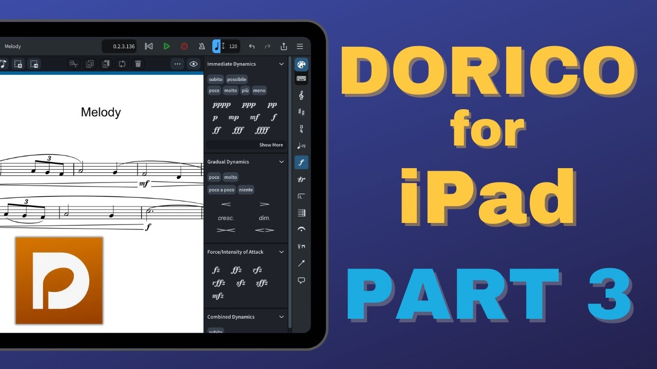 Finishing Touches – Dorico for iPad Tutorial, Part 3