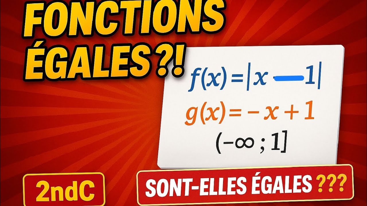 FONCTIONS ÉGALES ?! Ne Tombez Pas Dans Le Piège 🔥
