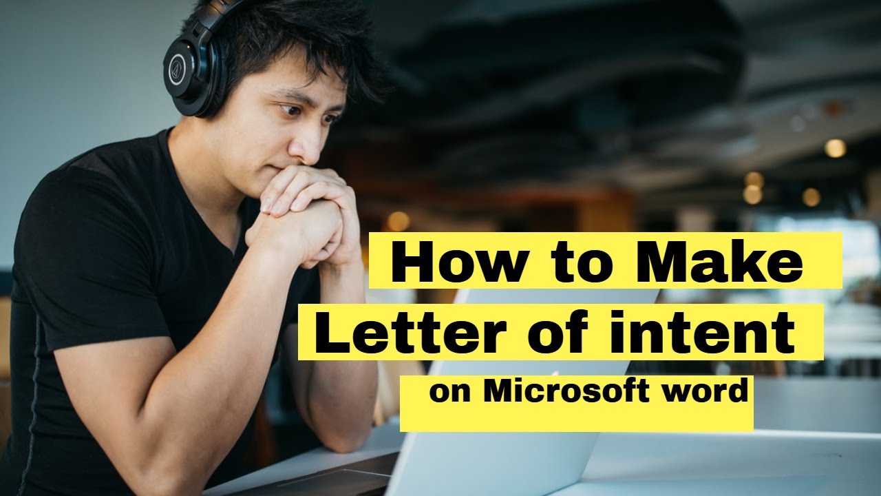 How to make [LOI] letter of Intent for import goods