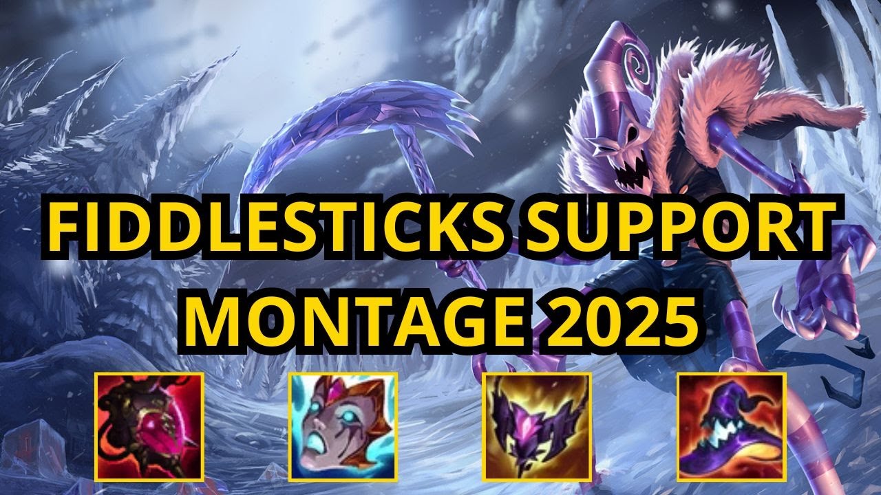 Fiddlesticks Support Montage 2025 Part 2 🔥 #fiddlesticks #lolmontage