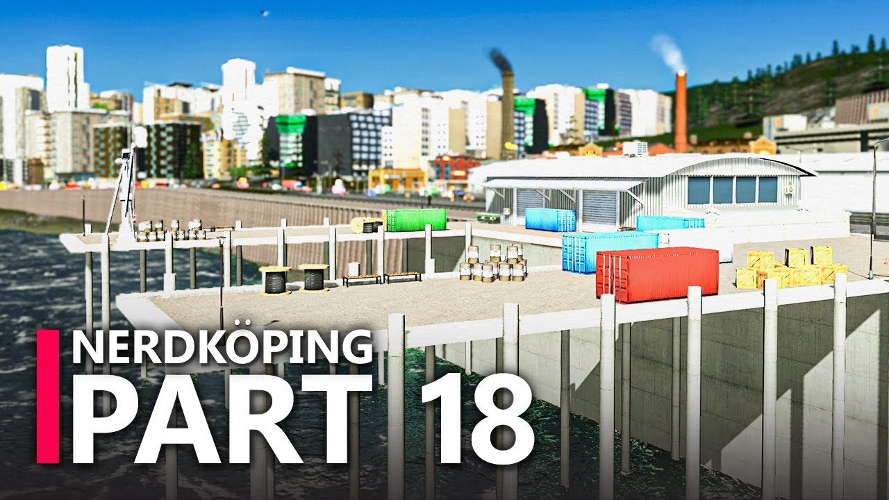 Look at the FISHING BOATS! | Cities: Skylines - Nerdköping (#18)