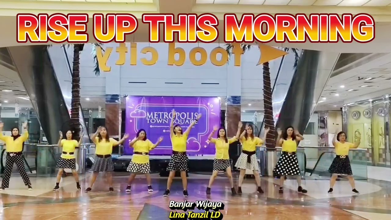 RISE UP THIS MORNING Line Dance (Demo: Lina Tanzil & Friends Banjar Wijaya) - 130126