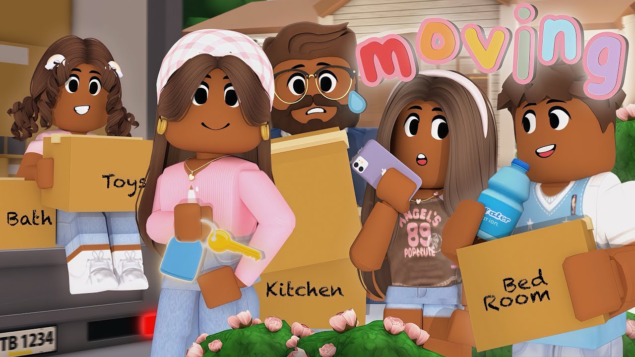 We're MOVING Into Our NEW House! 📦 Bloxburg Family Roleplay