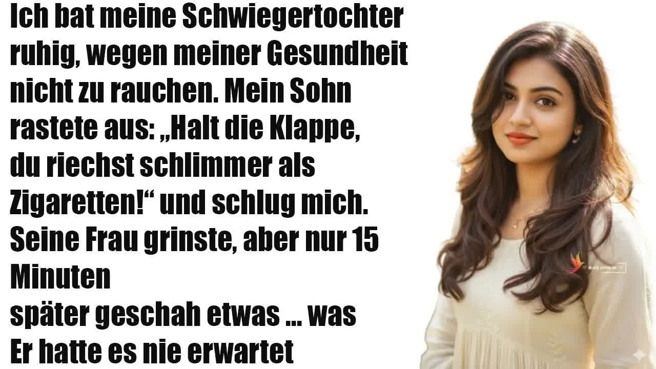 „Halt den Mund, du dreckiger alter Mann!“ – Mein Sohn schlug mich und sagte： „Du stinkst schlimm
