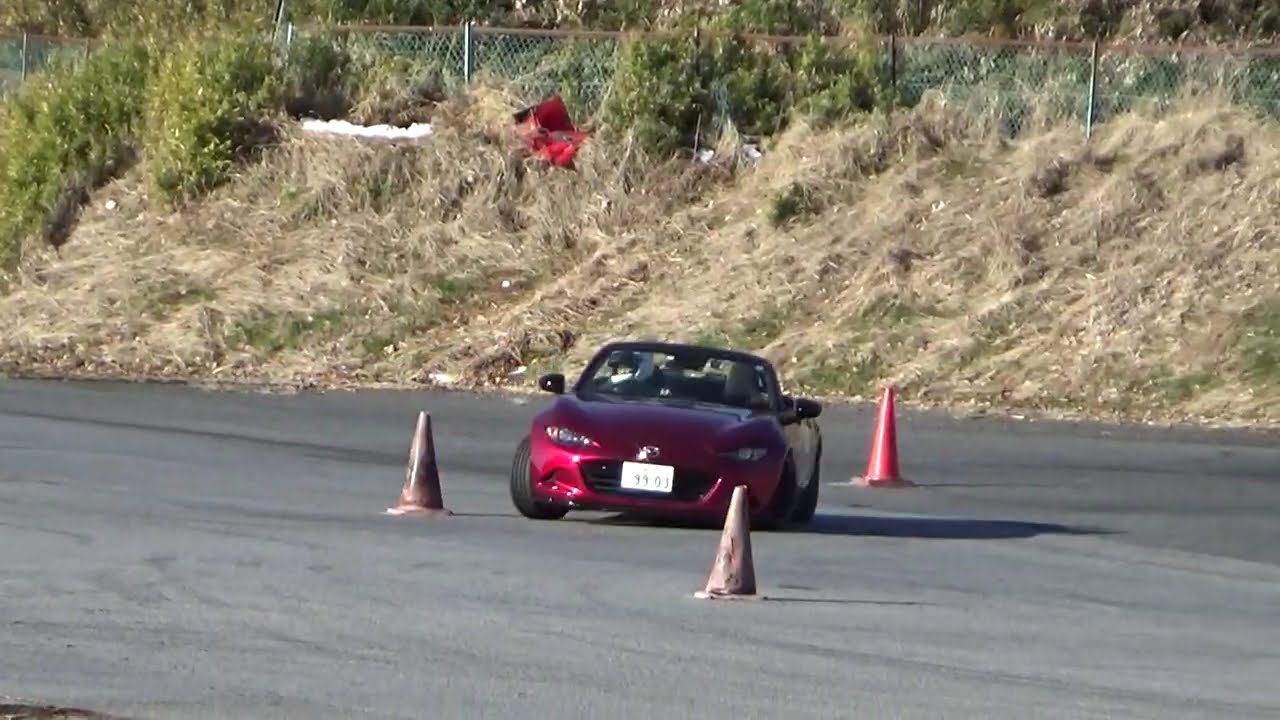 【じぇっと】NDロードスタージムカーナ 2026/1/4 浅間台スポーツランド Bコース（任意ターンなし） アドバンフレバ(ADVAN FLEVA)