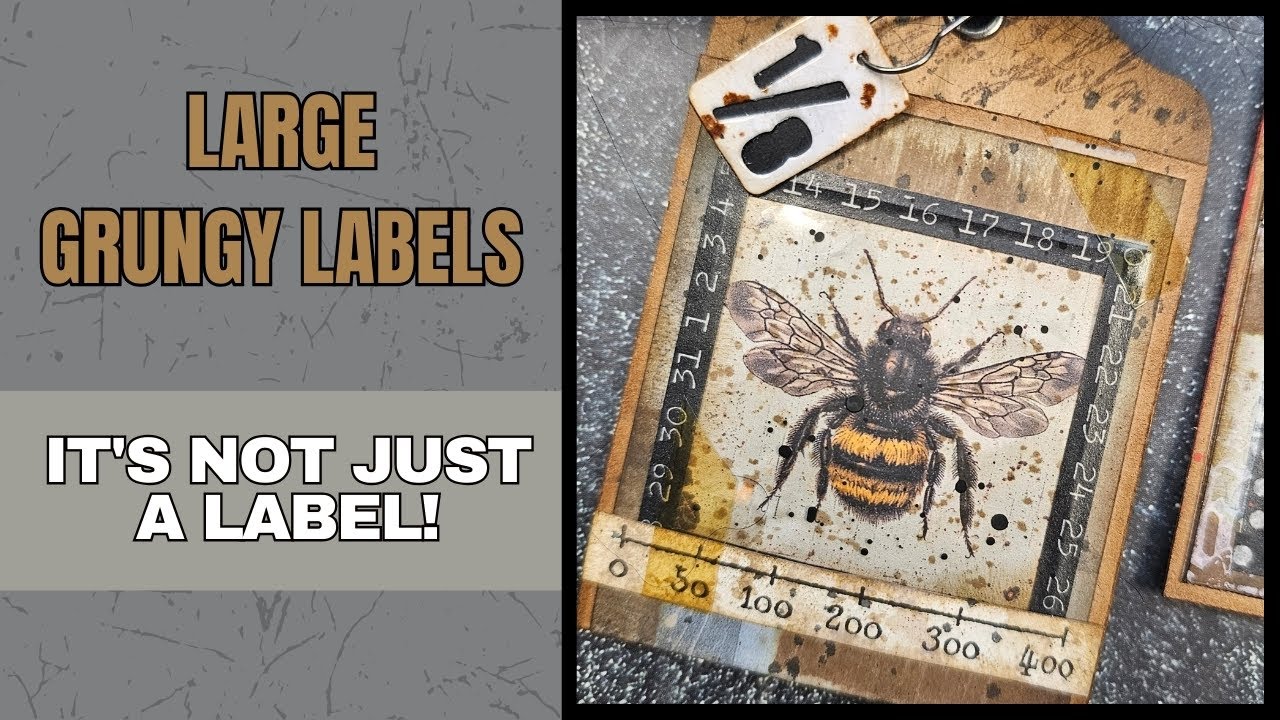 Large Grungy Labels......It Is Not Just A Label!