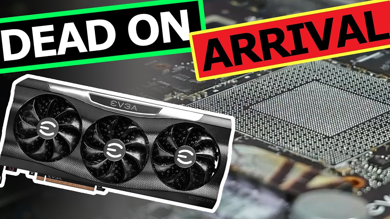 Совершенно новая EVGA 3090 сломалась во время доставки