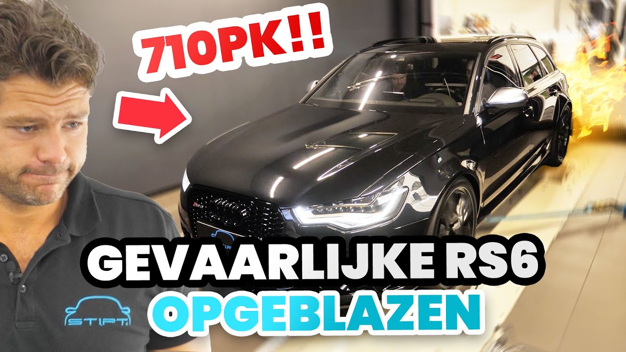 Gevaarlijke RS6 opgeblazen tot 710PK!!