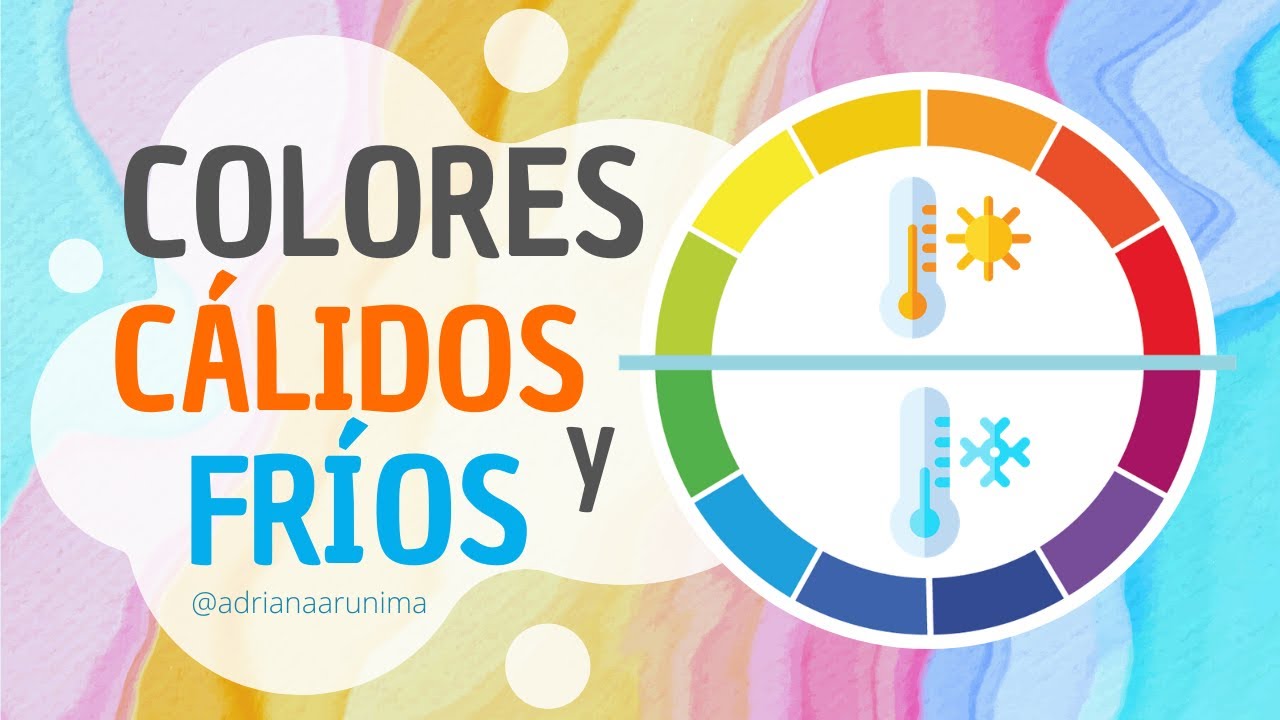 Colores 𝗖𝗔́𝗟𝗜𝗗𝗢𝗦 y 𝗙𝗥𝗜́𝗢𝗦 | Temperatura del color | ¿Cuáles son los colores CÁLIDOS Y FRÍOS? 🔥❄