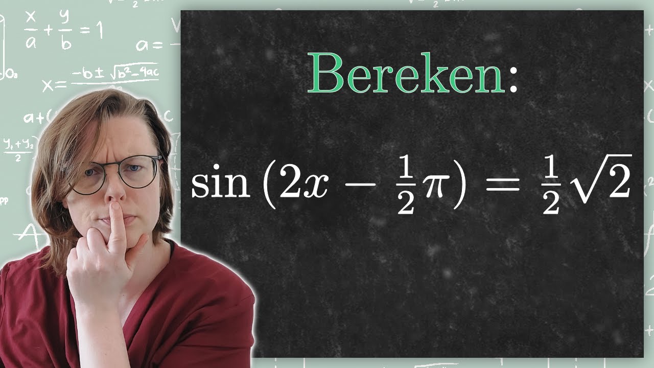 Goniometrische Vergelijking Oplossen | havo wiskunde b | vwo wiskunde b