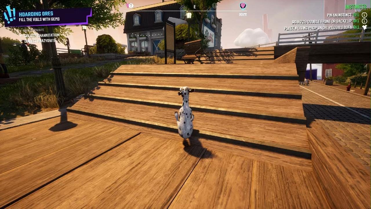 Goat Simulator 3.Substitute teacher. ( With a fan.)