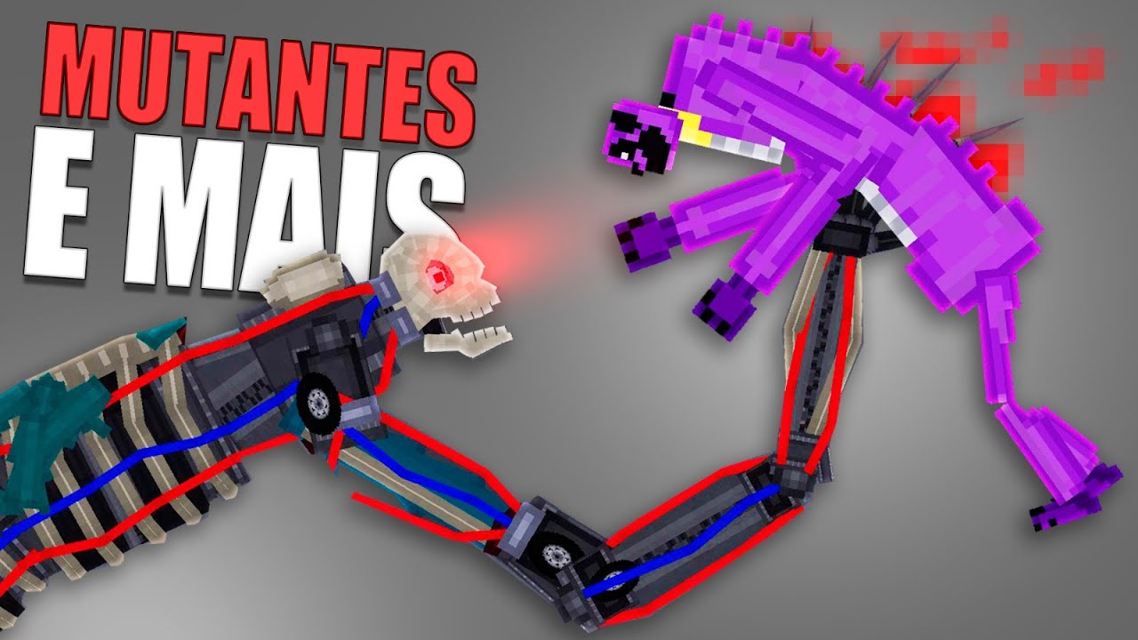 Mutações do Poppy Playtime no People Playground com Mods