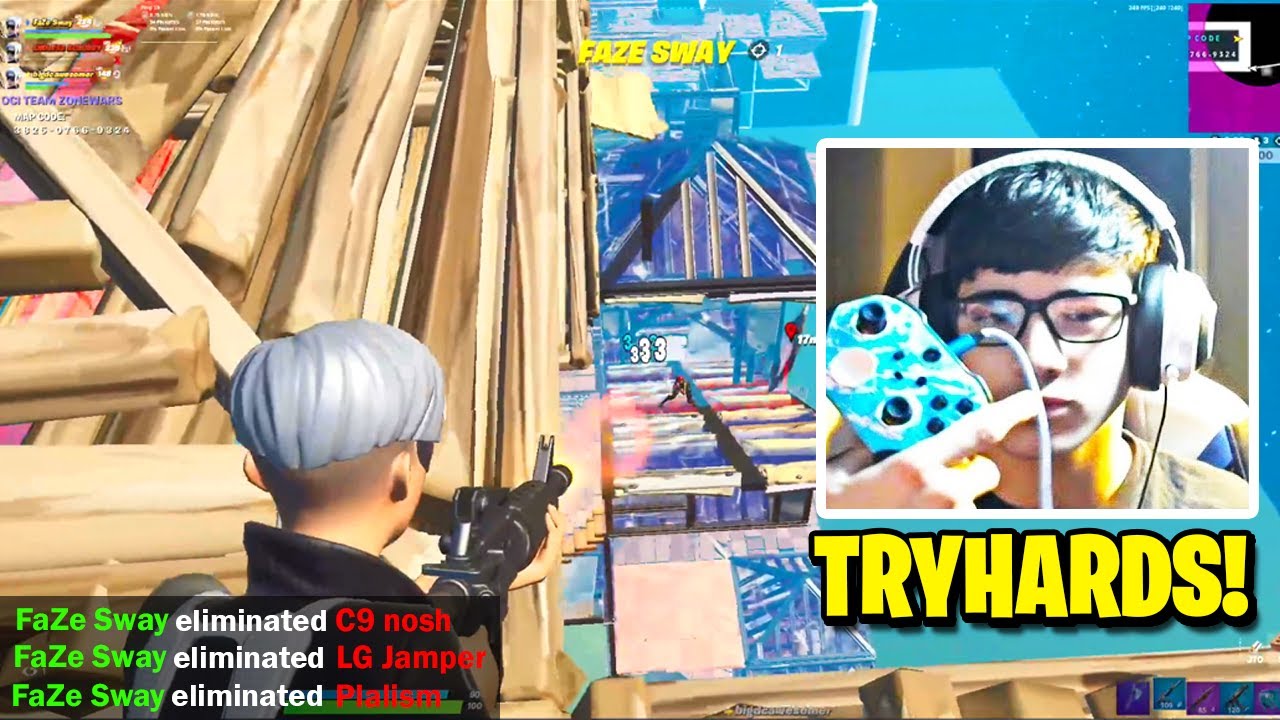 Sway, DC & Scrubz VS. Most Aggressive Zone Wars Players (INTENSE 3v3)