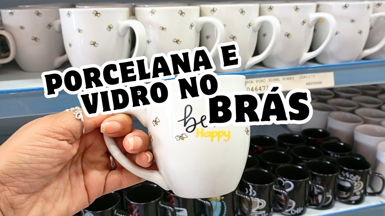 TUDO DE PORCELANA E VIDRO NO BRÁS ATACADO