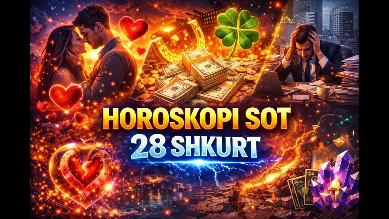 HOROSKOPI SOT 28 SHKURT – DISA SHENJA DO TË KENË PARA DHE DASHURI.