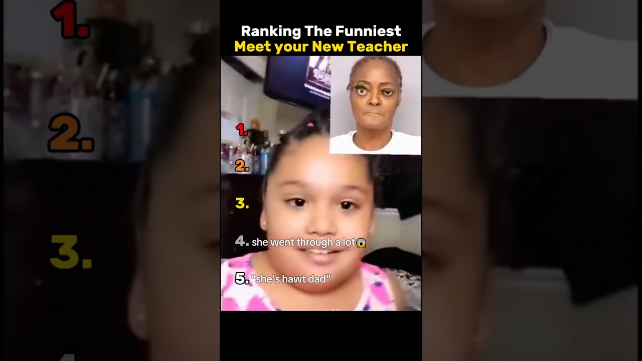 Ranking the Funniest Facetime with Your New Teacher 😂👩&zwj;🏫 #funny