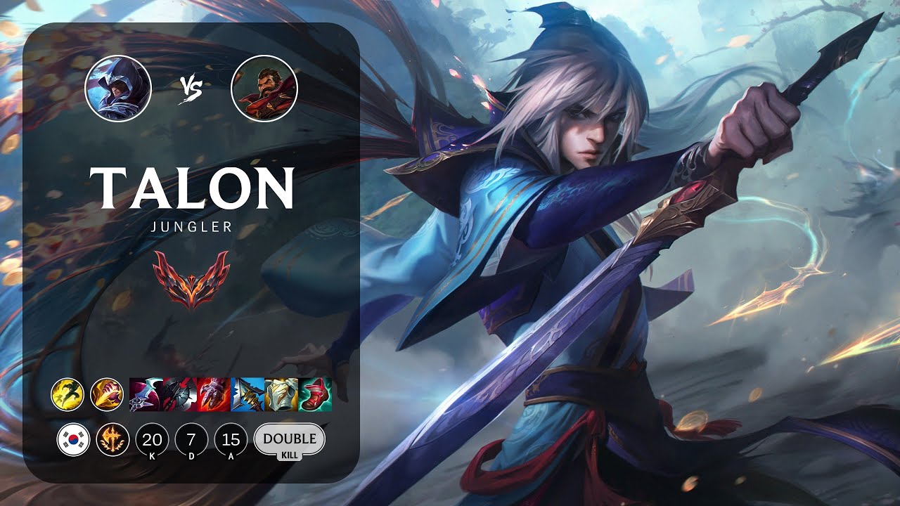 Talon Jungle vs Graves - KR Grandmaster Patch 13.23