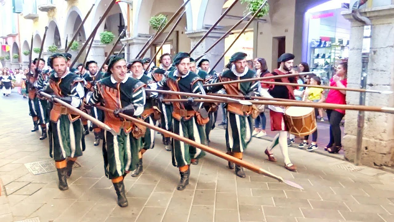 Corteo storico imperiale di Carlo V  2018 a Cava de' Tirreni / Renaissance cortex.