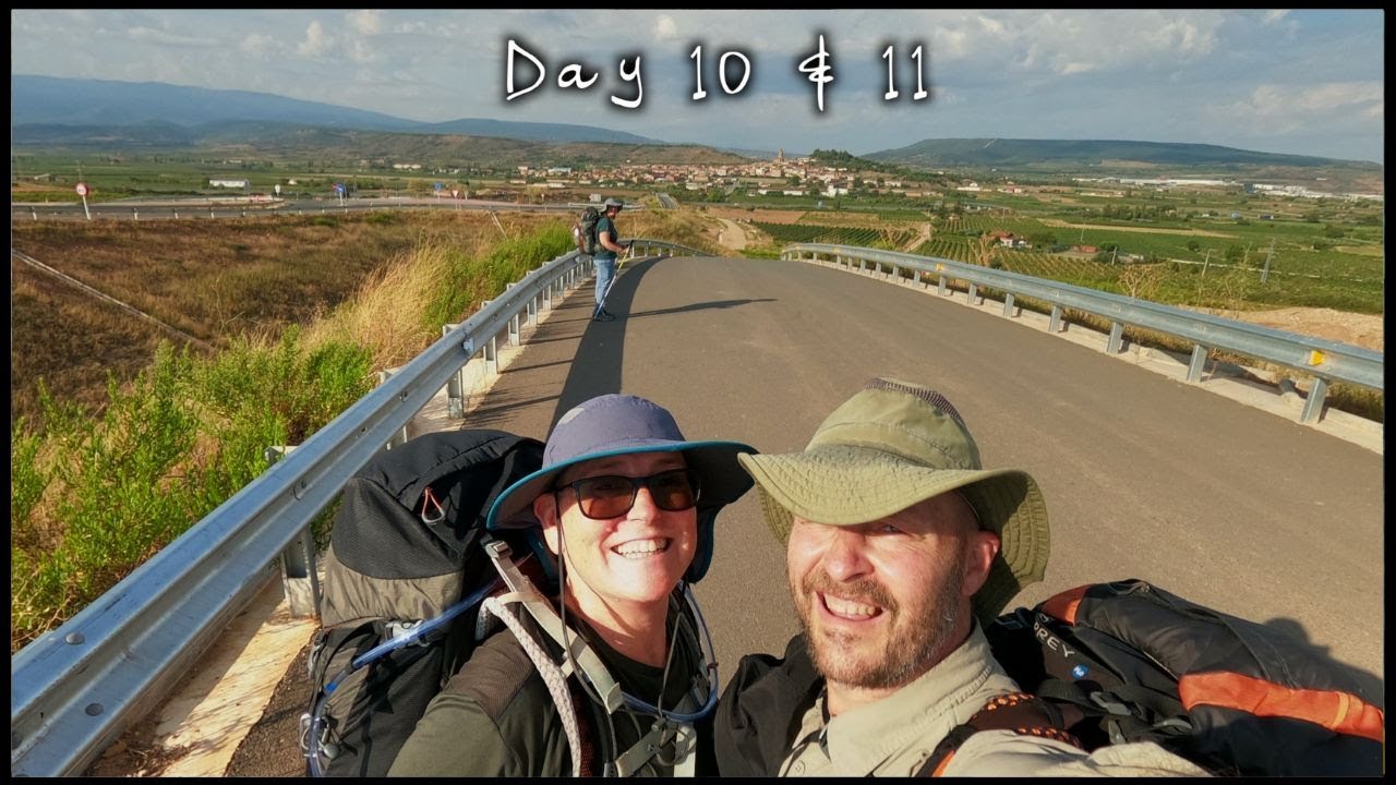 Ep 104 Fruit foraging & a fun fiesta on the Frances | Camino Frances | Hiking Camino de Santiago