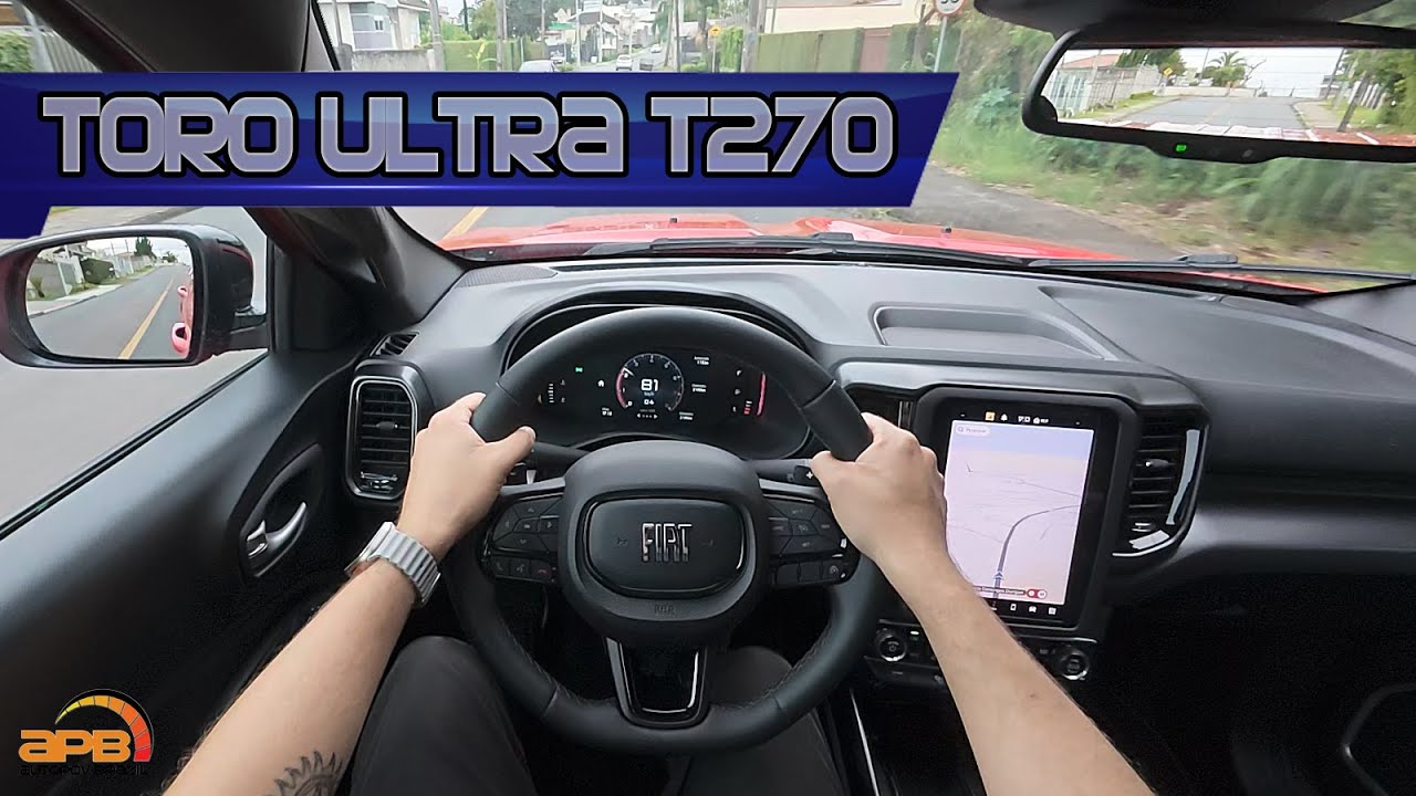 '2026 FIAT TORO [ULTRA] T270 4x2 | FAST POV RIDE TEST DRIVE IN CURITIBA/BRAZIL!