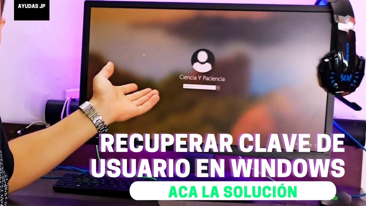 COMO Recuperar CONTRASEÑA olvidada en Windows 7, 8 y 10 Fácil y Rapido