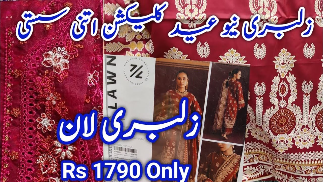 Zellbury New Eid Collection Rs 1790 Only || Zellbury unstitched & Stitched Summer Collection