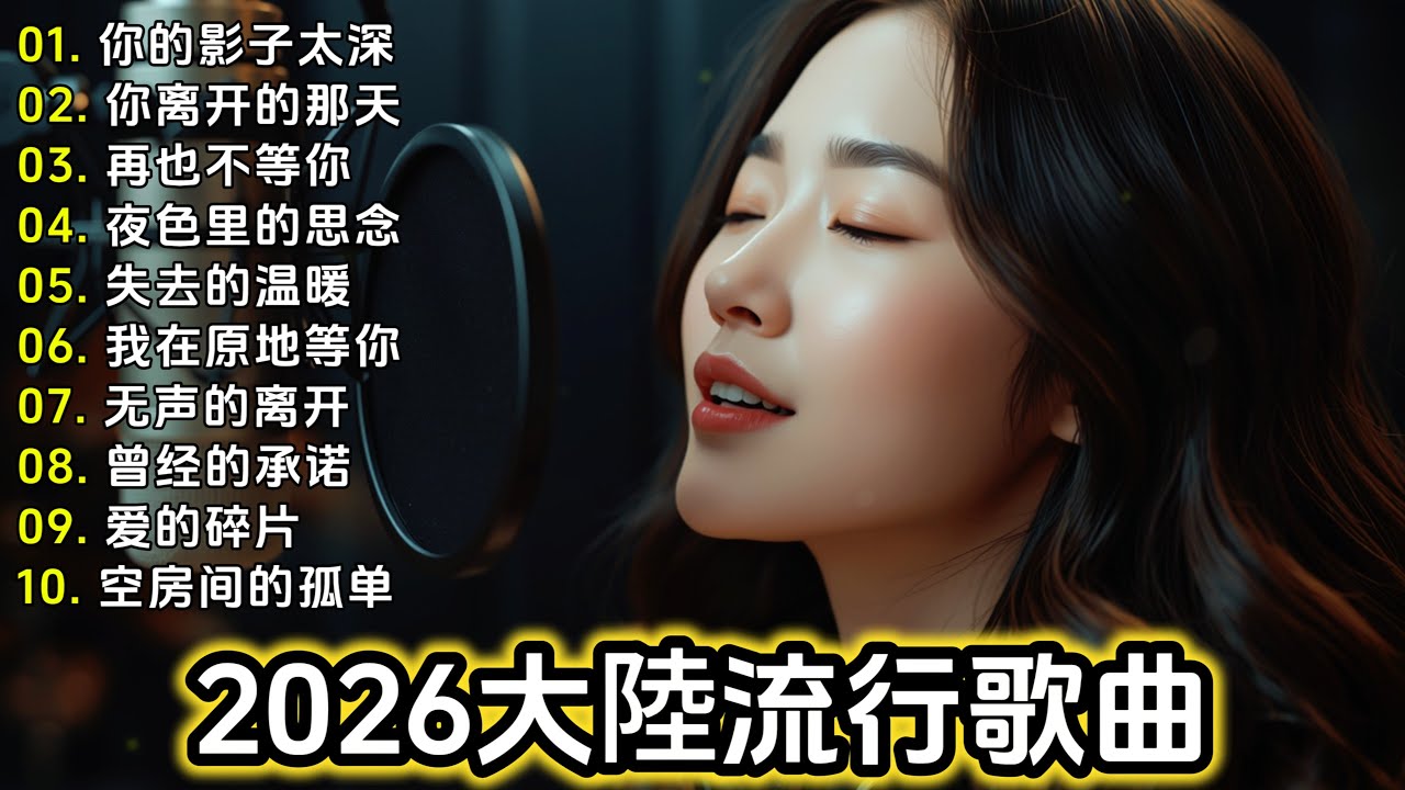 【2026大陸流行歌曲】🎧 2026最新流行歌曲合集 💥 一听就爱上的10首歌
