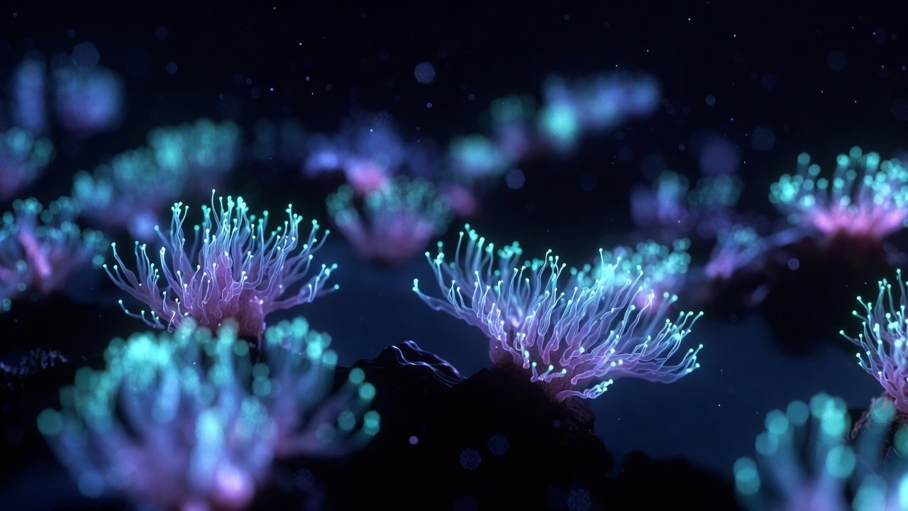Calm Underwater Corals 🌊 Ambient Music, Slow Ocean Motion | Study & Relax