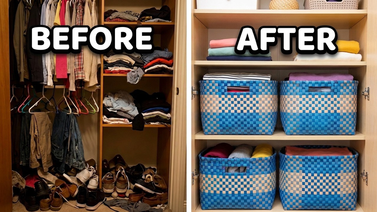DIY Amazing Clothes Organizer – Step by Step, Easy & Practical