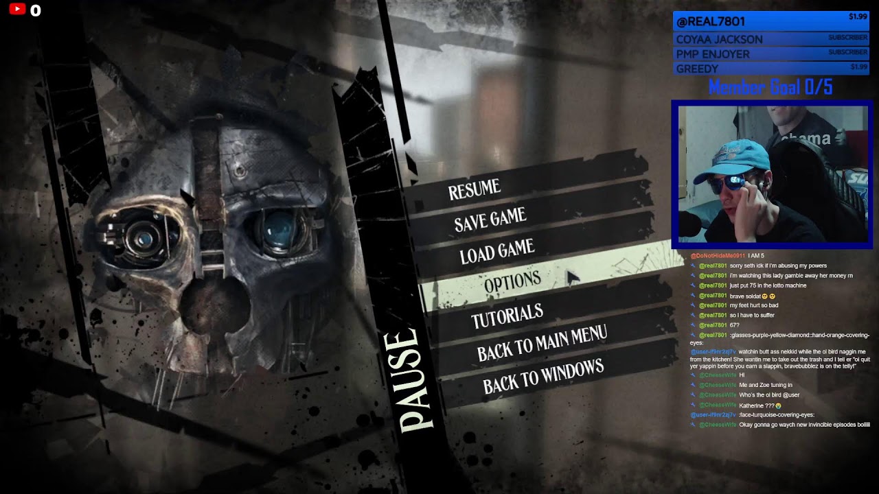 Dishonored High Chaos - Live Stream