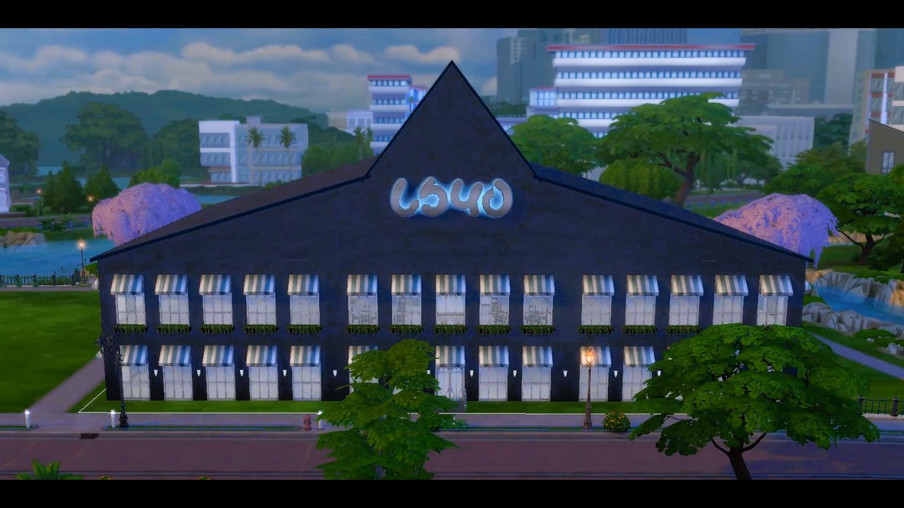 Building a Mall in TS4 Part 1 - The Base (No Commentary Speedbuild)