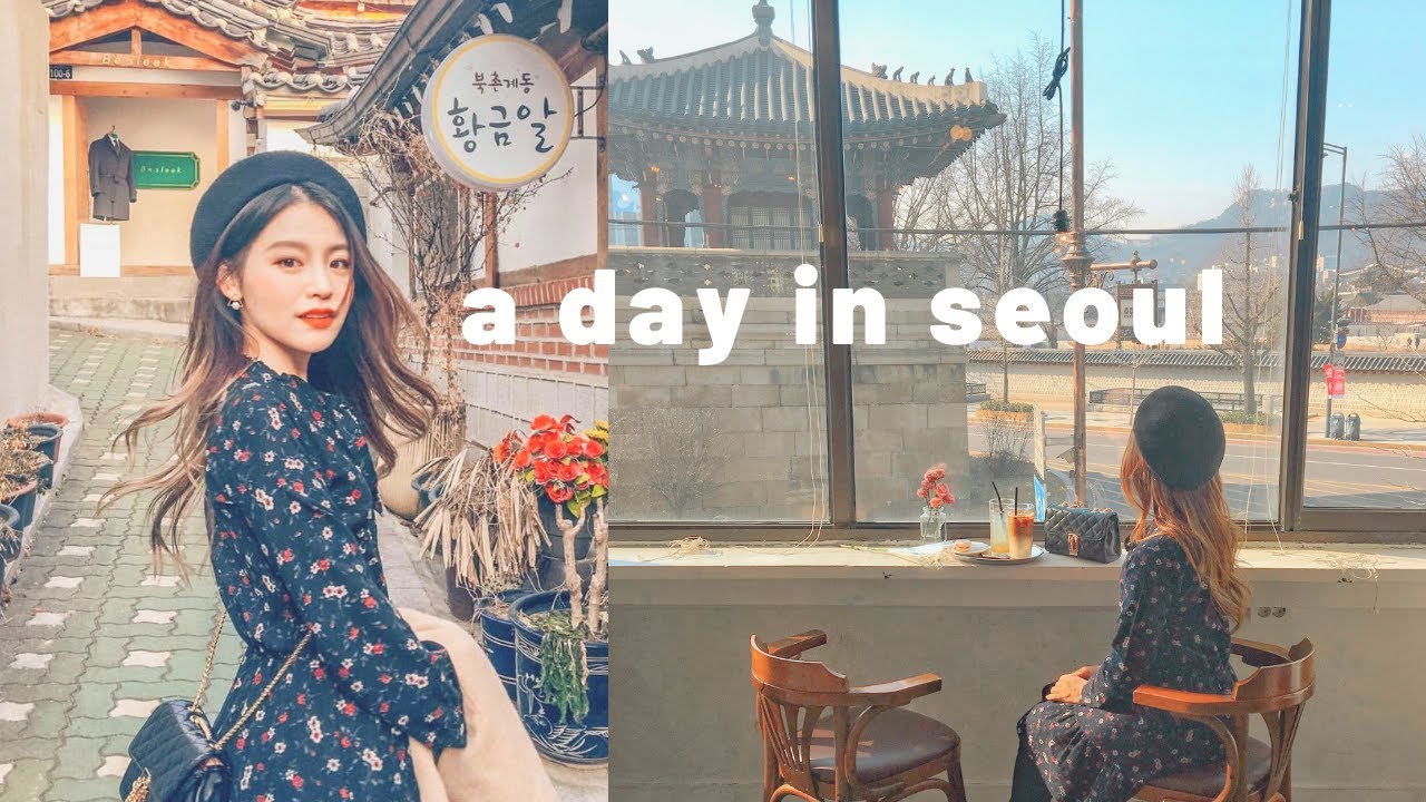 Taking my friend on a day tour of Seoul 🇰🇷 Cafes, photo spots, huge shopping spree + street food!