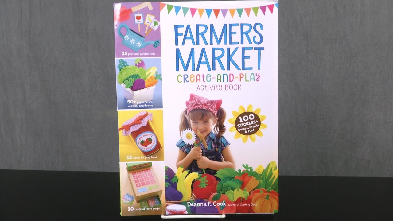 Farmers Market Create-And-Play Activity Book from Storey Publishing