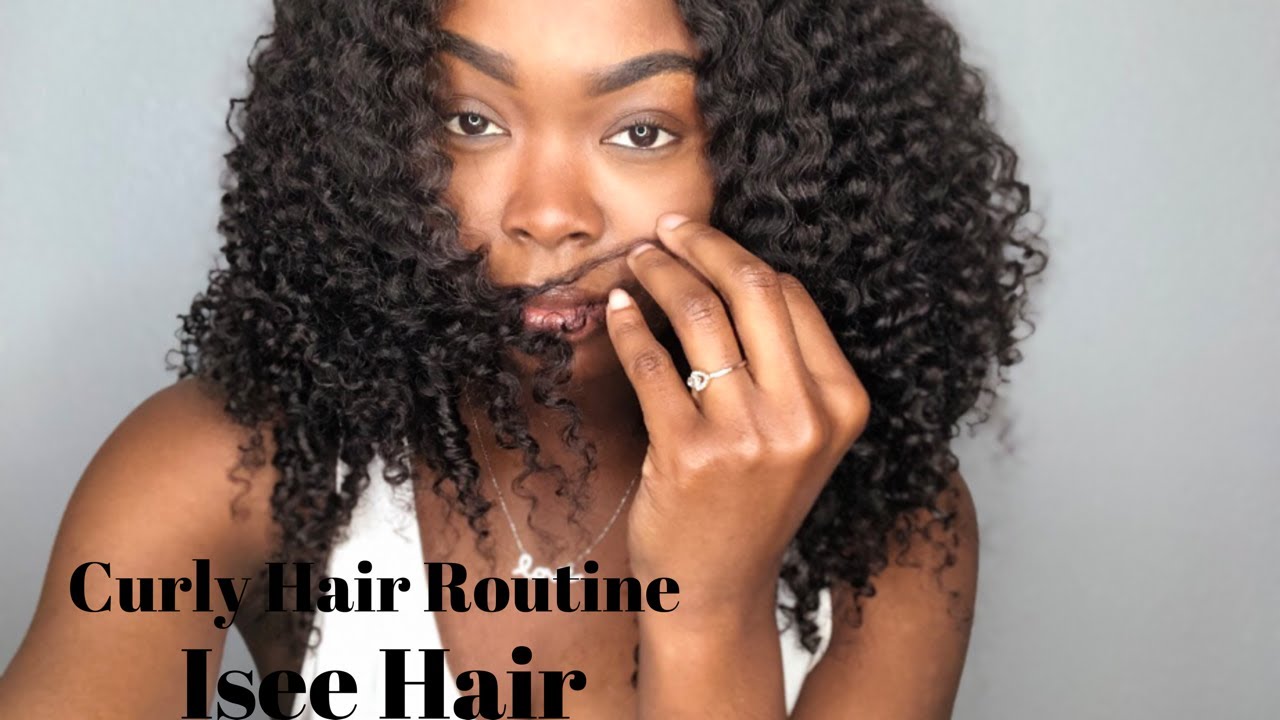 Curly Hair Routine || ISEE Hair