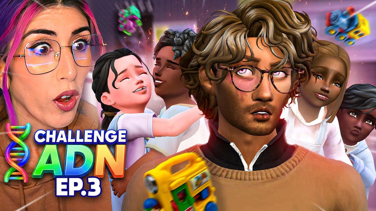 4 bébés à gérer sans argent… 🧬 SIMS 4 Challenge ADN EP.3