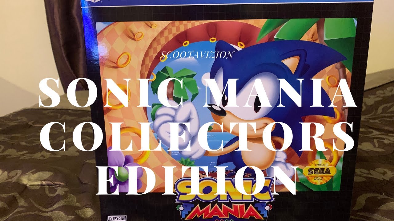 SONIC MANIA COLLECTORS EDITION UNBOXING 2020