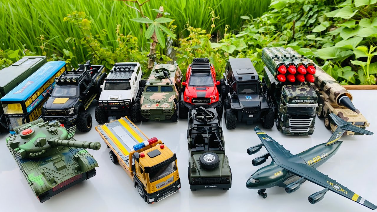 Mobil Mobilan Tentara, Truk Perang, Meriam Roket, Mobil Tempur & Pasukan Elite 