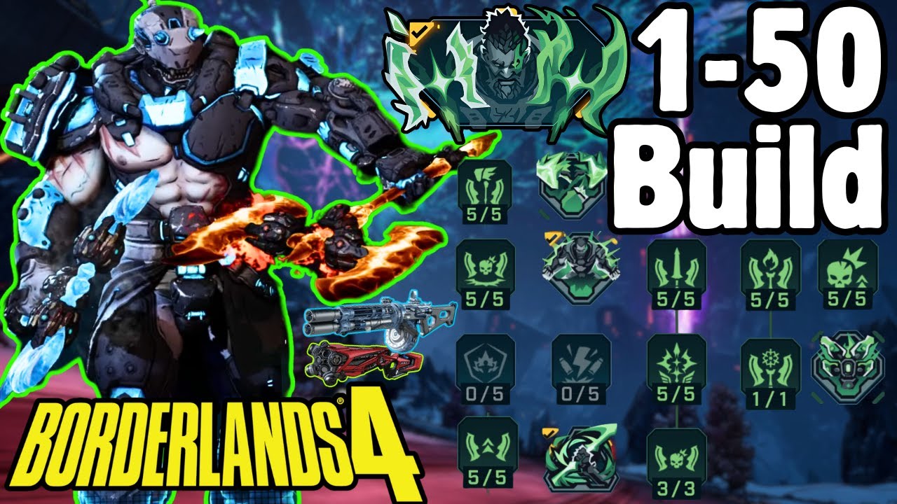 BEST AMON AXE BUILD in Borderlands 4 (1-50 Leveling)