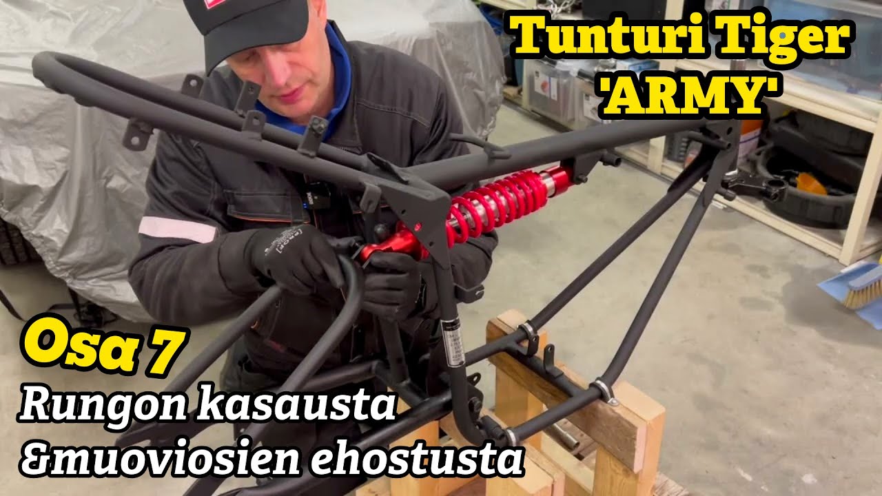 Tunturi Tiger 1986 ARMY mopo - OSA 7 #moped