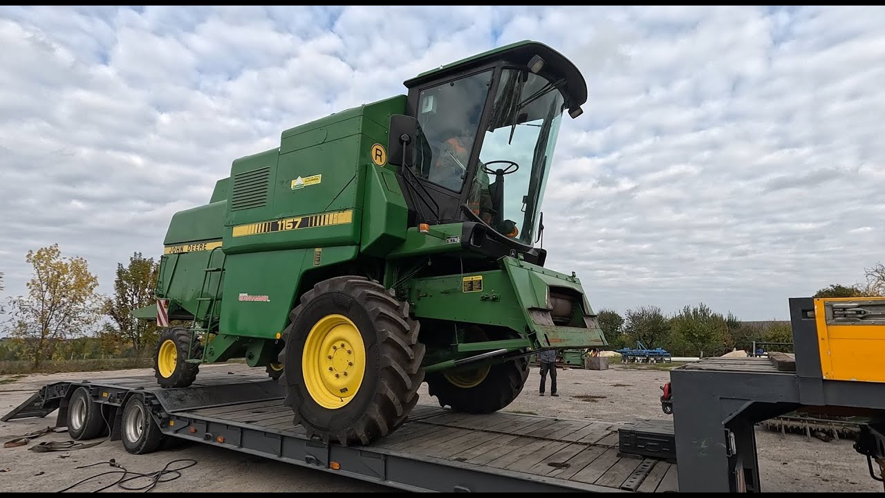 Негабаритний John Deere 1157 — перевезення через 3 області! | доставка, затори і ночівля в дорозі