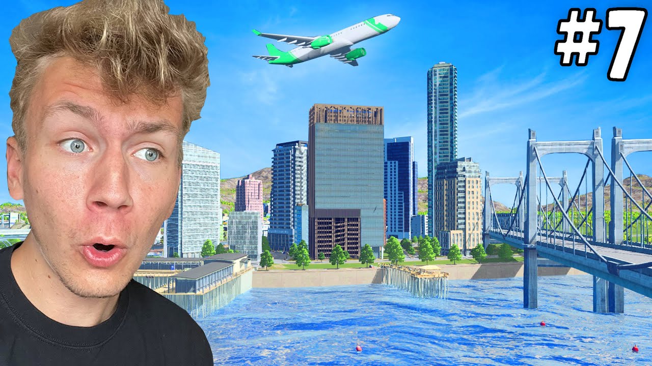 EERSTE HOGE GEBOUWEN IN MIJN STAD! (Cities Skylines #7)